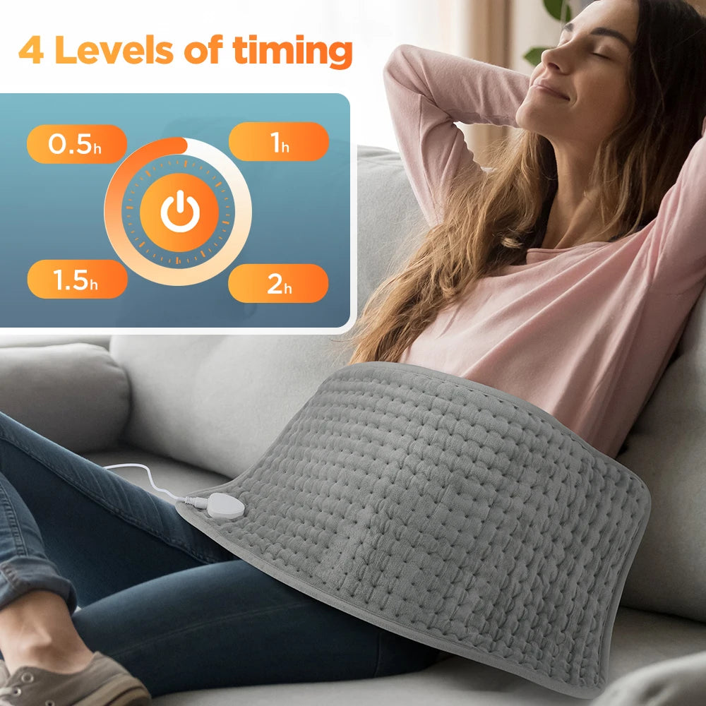 ThermaFlex: Electric Heating Pad for Back, Neck, Shoulder, etc.