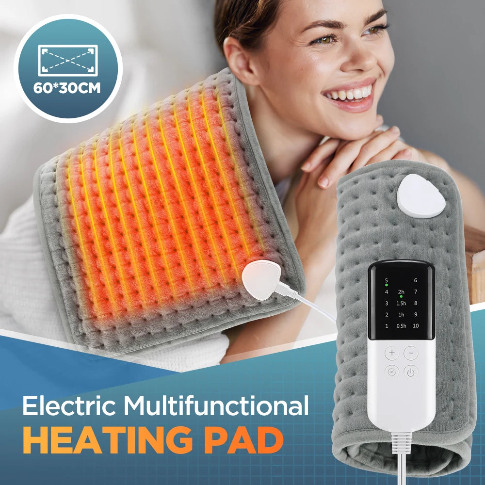 ThermaFlex: Electric Heating Pad for Back, Neck, Shoulder, etc.