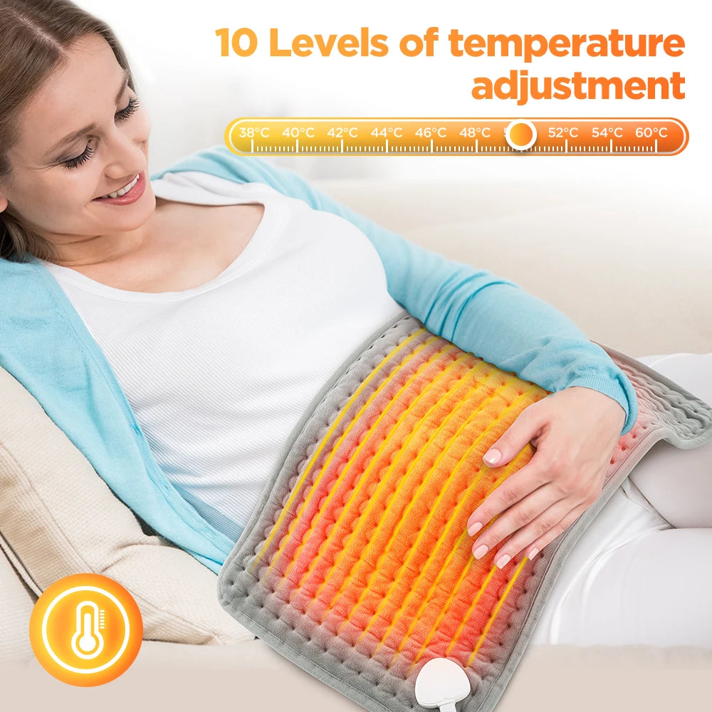 ThermaFlex: Electric Heating Pad for Back, Neck, Shoulder, etc.