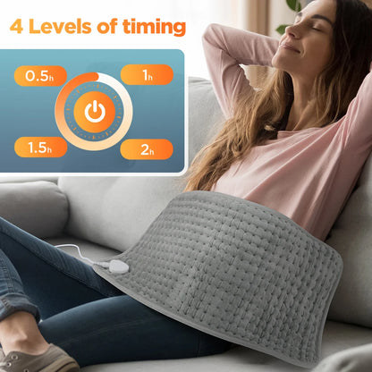 ThermaFlex: Electric Heating Pad for Back, Neck, Shoulder, etc.