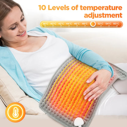 ThermaFlex: Electric Heating Pad for Back, Neck, Shoulder, etc.